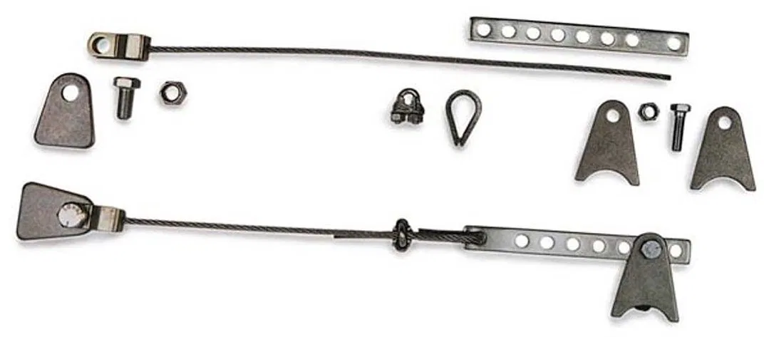 C2025 – COMP.ENG/MOR Suspension Travel Limiter, Weld On Cable Type With Mount Tabs/ Cable Assemblies/ Hardware